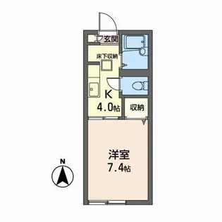 SFフォード【1階】の間取り