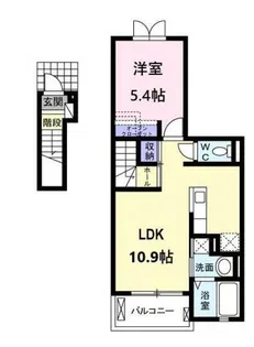 M&T沖野【2階】の間取り