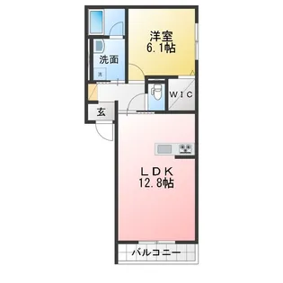 エクレール【1階】の間取り