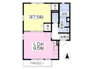ベルク【1階】の間取り