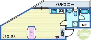 ピソリベラ【2階】の間取り