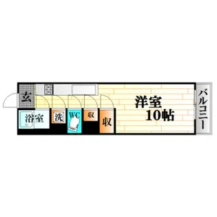 アーバンルーム本川【7階】の間取り