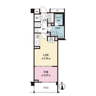 小田急コアロード目白【1階】の間取り