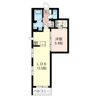 ルビコーネ川越【1階】の間取り