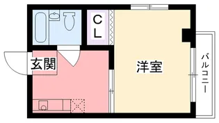 中山ハイツ【2階】の間取り