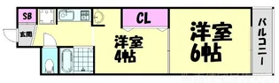 ERIOTOGURI-NII【2階】の間取り