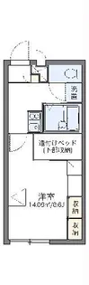 レオパレス樹【1階】の間取り