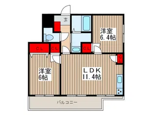 CHARMANT-TOKIWA【1階】の間取り