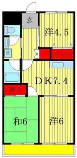 オークマ第二レジデンス【2階】の間取り