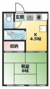 日東住宅二号館【3階】の間取り