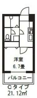 ドミール妙典【1階】の間取り