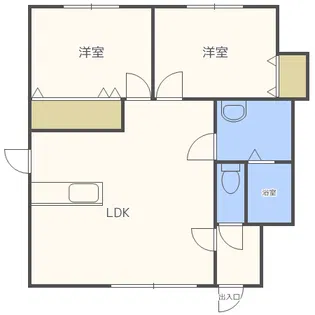 ヴィラアネーロI【1階】の間取り