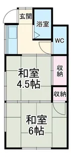 ハイム堀田【1階】の間取り