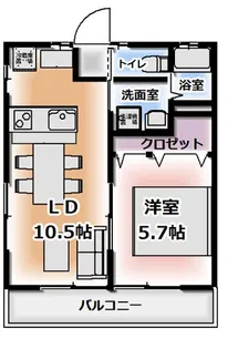 サニースポット【1階】の間取り