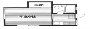 アパートメント四季【1階】の間取り