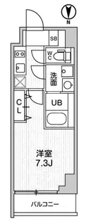 グラシアプレイス大森町【8階】の間取り