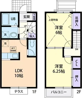 CLOVERの間取り