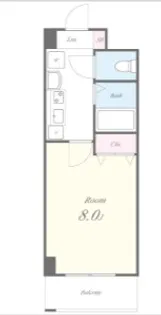 エクセルハイツ【4階】の間取り
