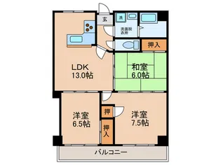 ミア・フォレスタ【5階】の間取り