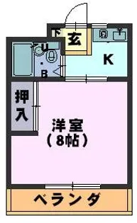 ヒルズ平針【1階】の間取り
