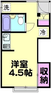 諸星荘【2階】の間取り