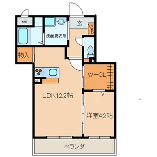 ドミール【1階】の間取り