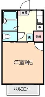 カルチェラタンI【1階】の間取り