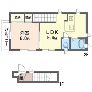 アークハイツ【2階】の間取り