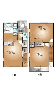 栃木県宇都宮市泉が丘2【アパート】の間取り