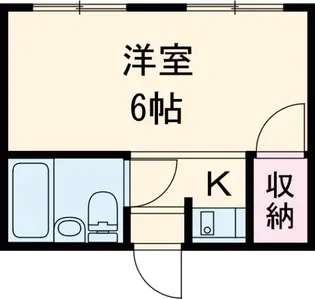 若林ハイツ【2階】の間取り