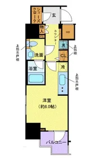 ラグディア芝公園【2階】の間取り