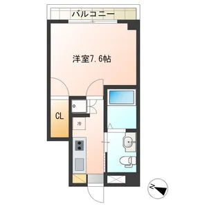 マガザンイシイpartII【4階】の間取り