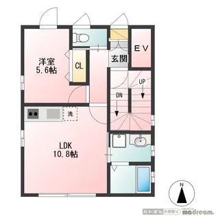 ロワール代沢【2階】の間取り