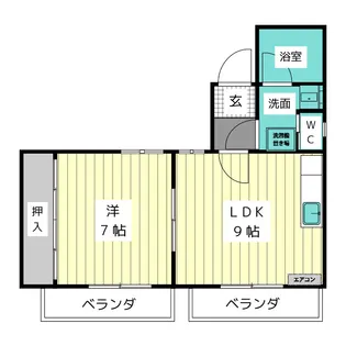 FIVE HILLS【5階】の間取り