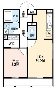 トレビナ西船橋【2階】の間取り