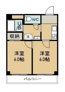 グローバル松島【2階】の間取り