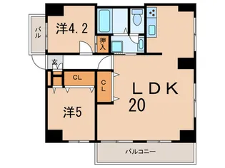 小川マンション【3階】の間取り