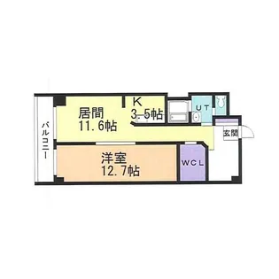 ハイマート宮の森【4階】の間取り