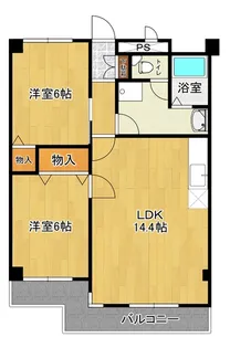 シャンポールド並木 A棟【3階】の間取り