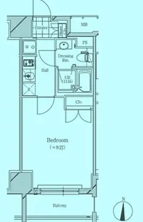 1Kの間取り画像