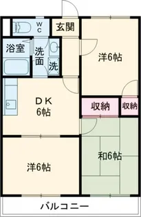 ラ・ブランシュ【2階】の間取り