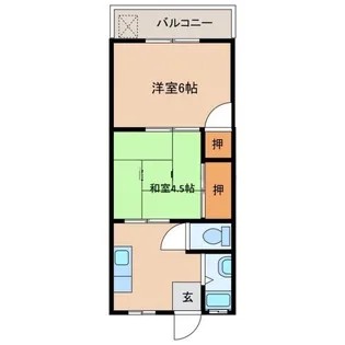 中村ビル【2階】の間取り