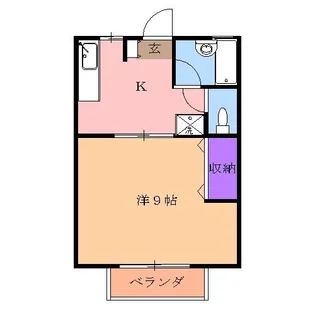 中久保ハイツ【2階】の間取り