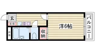 細江マンション【1階】の間取り