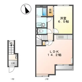ブレス・コート【2階】の間取り