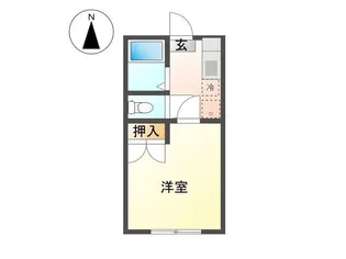 コスモハイツII【2階】の間取り