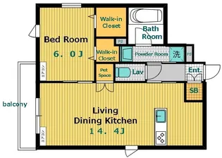 corail blanc【2階】の間取り