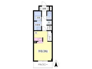 GLACE HILLS(グレースヒルズ)【4階】の間取り