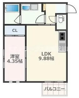 TOMORIE熊本駅南【1階】の間取り