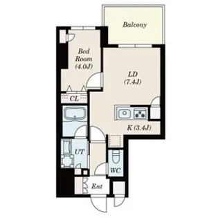 S-RESIDENCE大森bresa【6階】の間取り